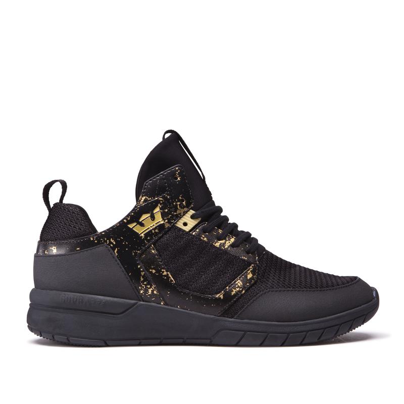 Supra METHOD Sneaker High Damen Schwarz / Gold Online Kaufen FQNDK4352